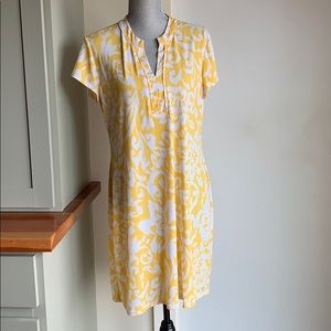 Yellow & White Floral Dress
